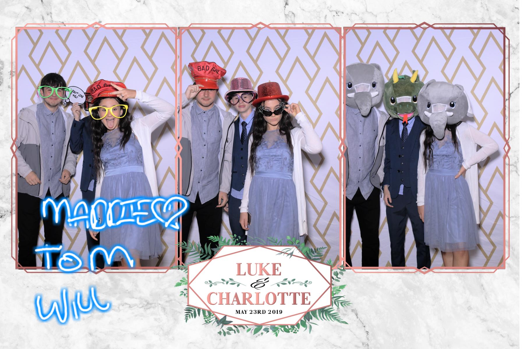 Luke and Charlotte | View more photos from the event at gallery.blissbooth.co.uk/u/BlissBooth/Luke-and-Charlotte